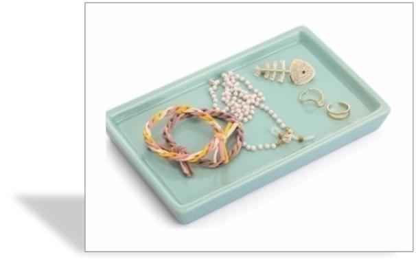 Ceramic  jewelry tray from mmcis china